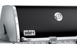 weber genesis e320 propane gas grill lid