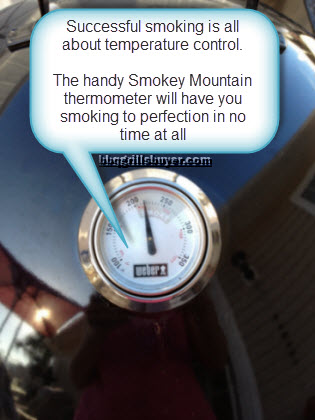 Weber Smokey Mountain thermometer